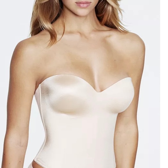 Dominique Ariel Hidden Underwire Longline Strapless Bra 8541 40D - Picture 2 of 3